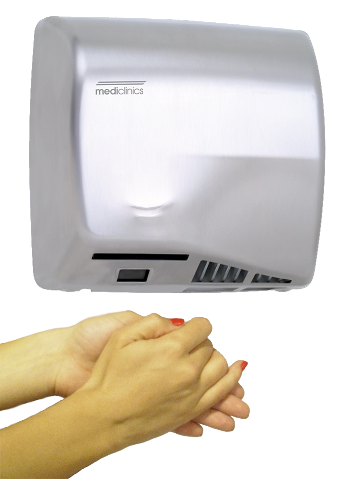 How to dry your hands with Lindström Cotton Towel Dispenser? 